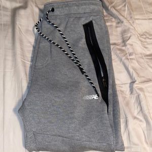 American Eagle Joggers Grey Size Extra Small *STAIN ON LEFT KNEE*